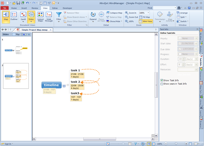MindManager9_UI_View_Slide