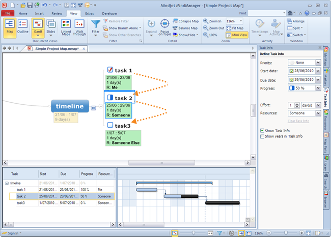 MindManager9_UI_View_Gantt