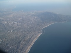 Somewhere over LA