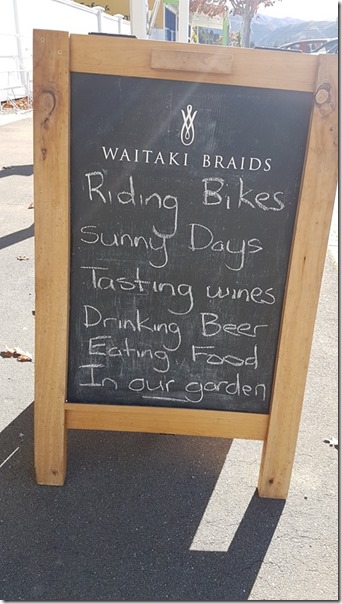 Waitaki Braids Sign