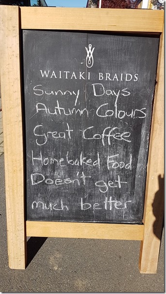 Waitaki Braids Sign