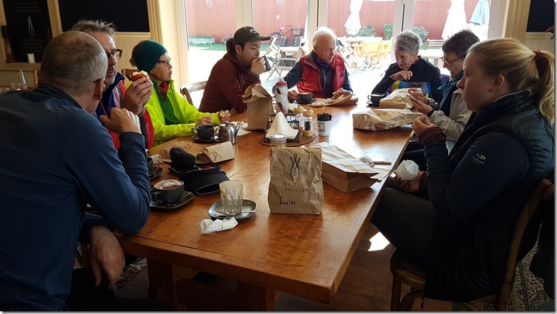Waitaki Braids Bag Lunch in the café
