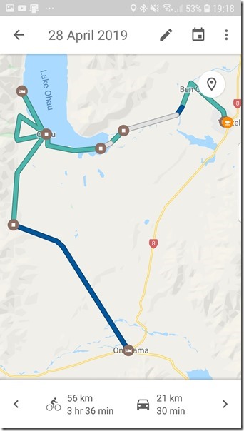 Day ride map