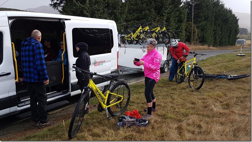 Suiting up for a wet ride