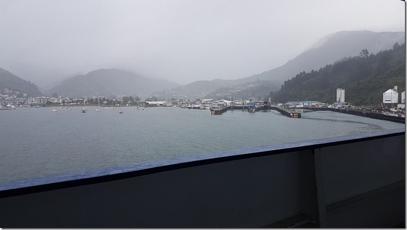 Picton arrival on the Bluebridge Ferry