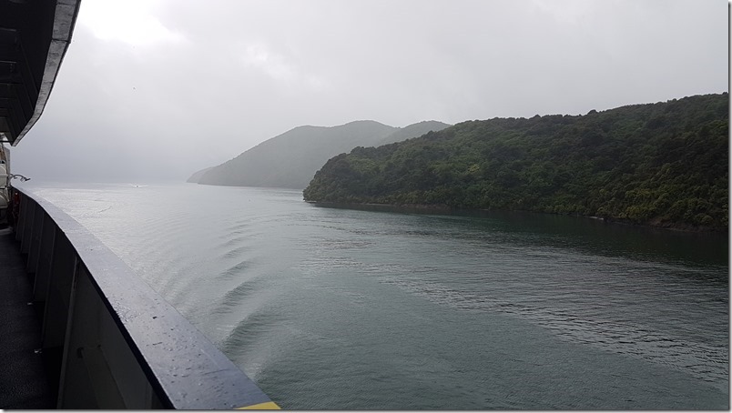 Tory Channel in the Marlborough Sounds on the Bluebridge Ferry