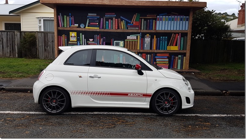 Abarth Bookshelf Bus Stop