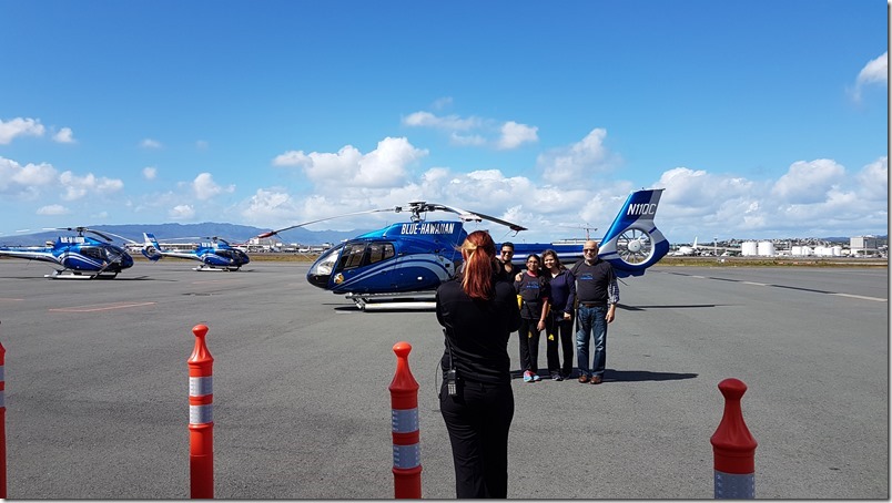 Blue Hawaiian Helicopter flight before ours Blue Hawaiian Helicopter flight before ours