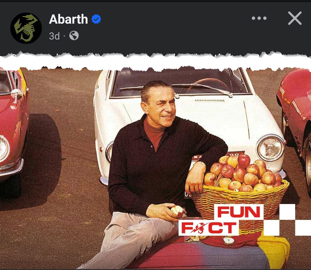 An apple a day, the Abarth way!
