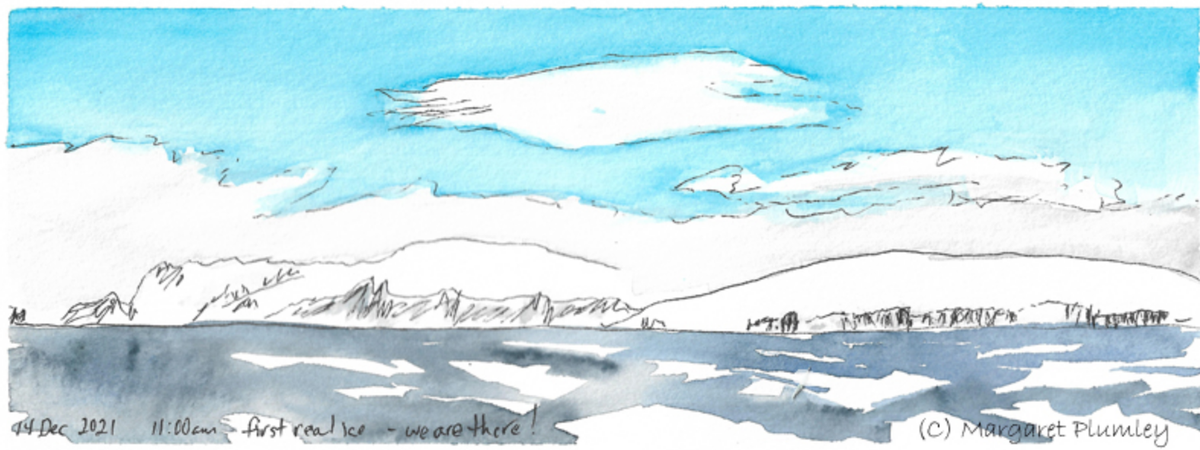 A wonderful Antarctic Sketchbook and Blog