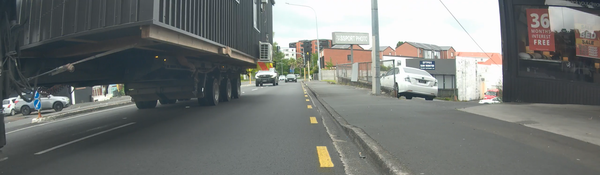 When a house gives more passing room than a car... Cycliq + UpRide + Garmin Controls