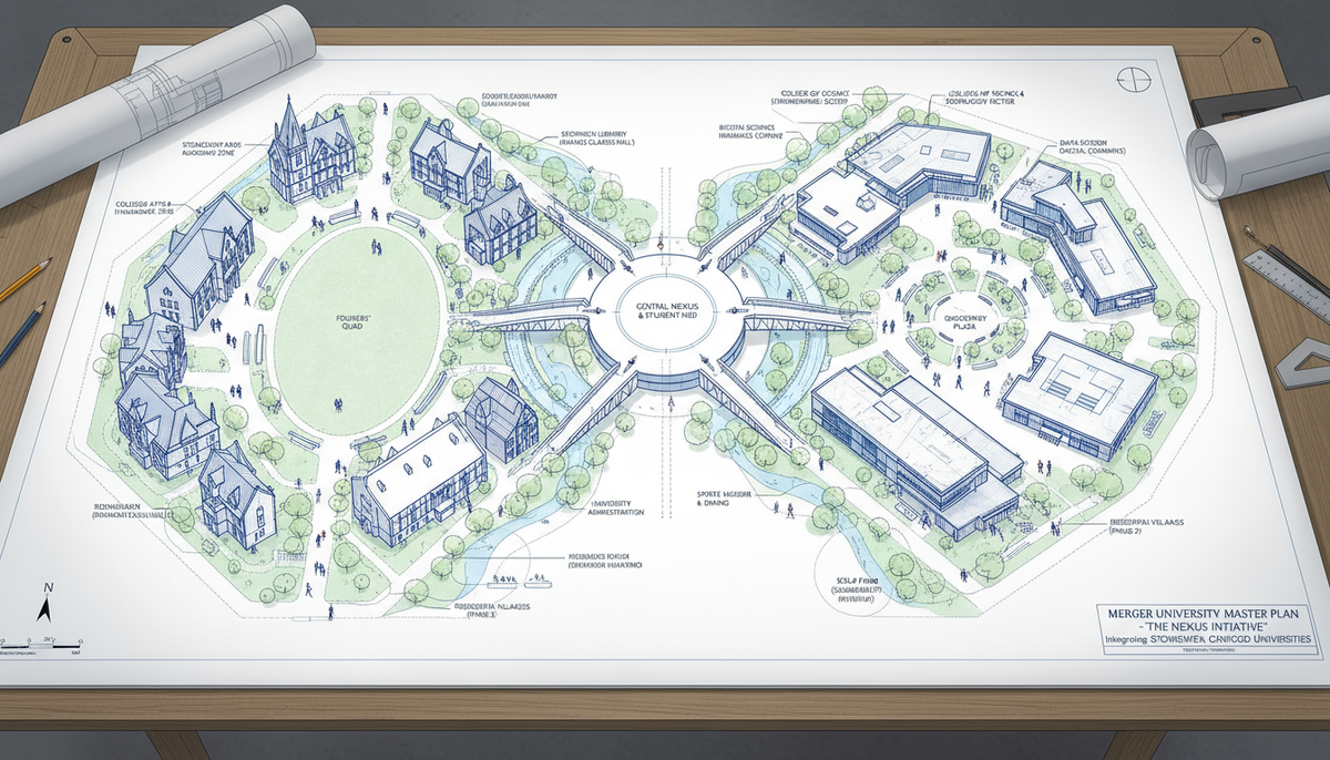 What happens when two universities decide to become one?