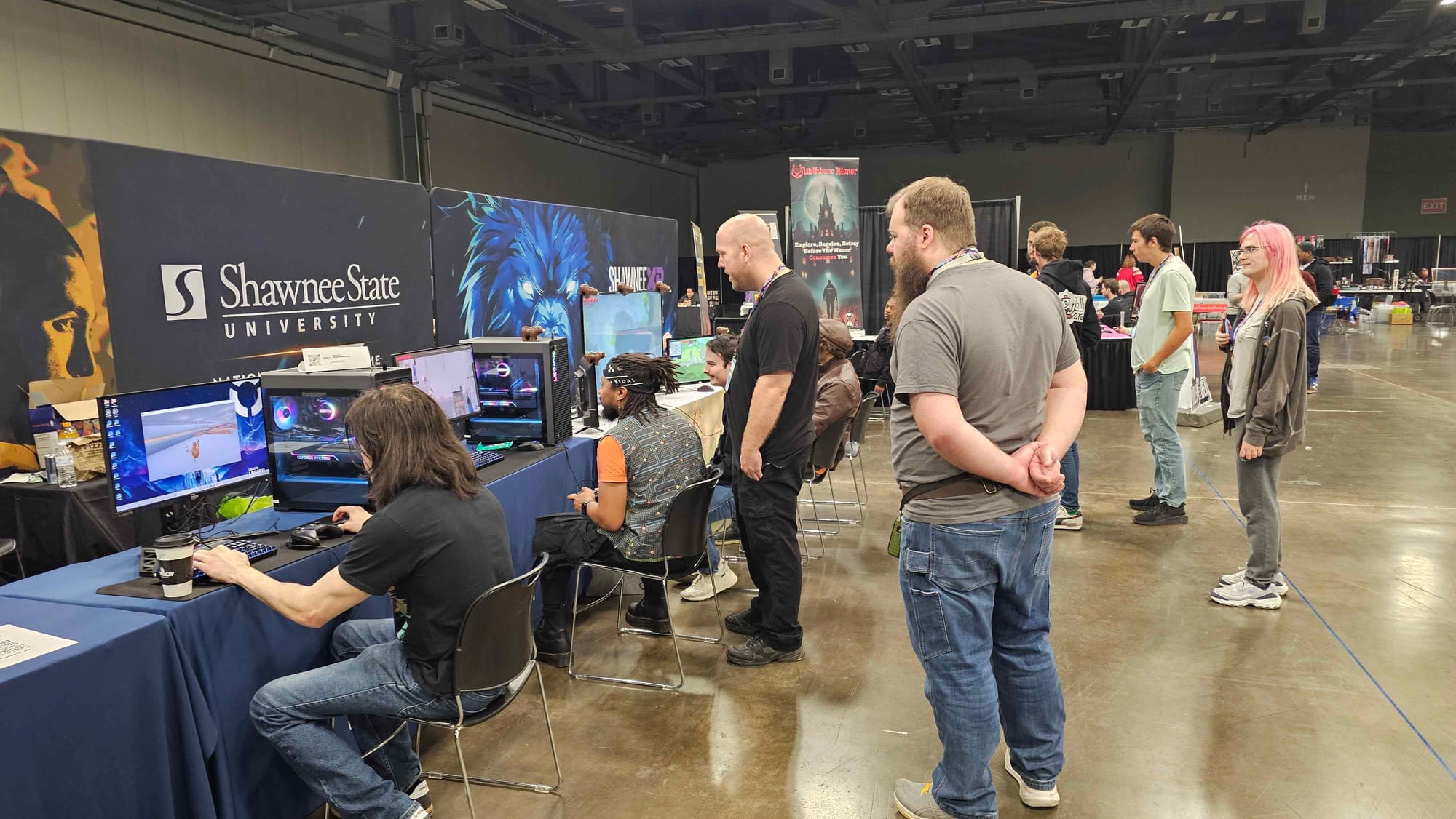 Photo of Shawnee State University's Mega Booth at GDEX 2025