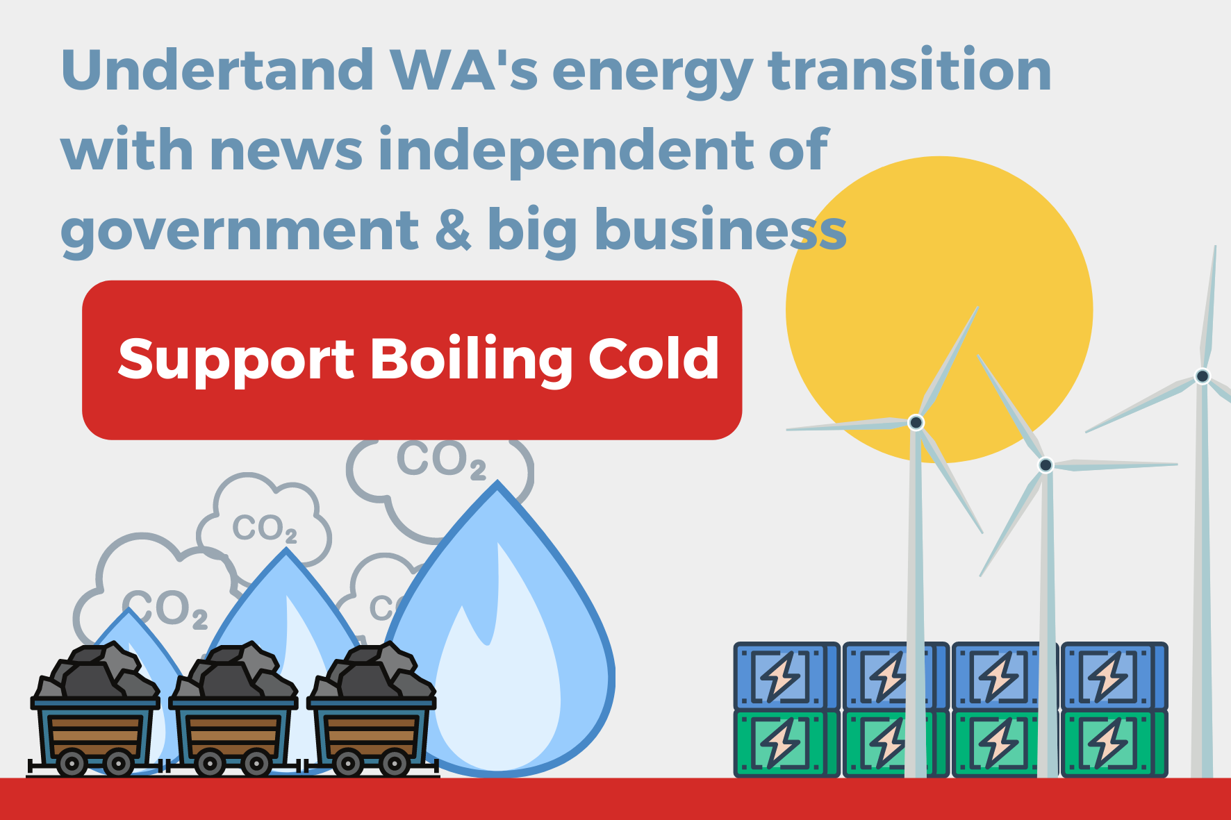 Understand WA's energy transition with news independent of government and big business. Support Boiling Cold.