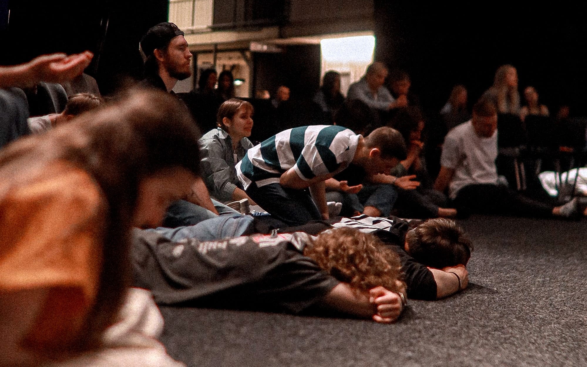 Deep surrender to Jesus in worship