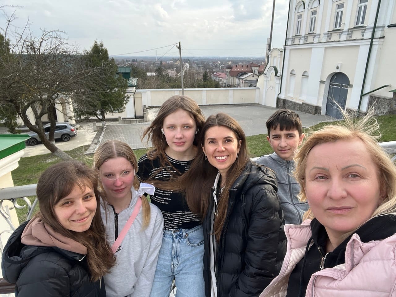 Visiting a family with a team of mentors