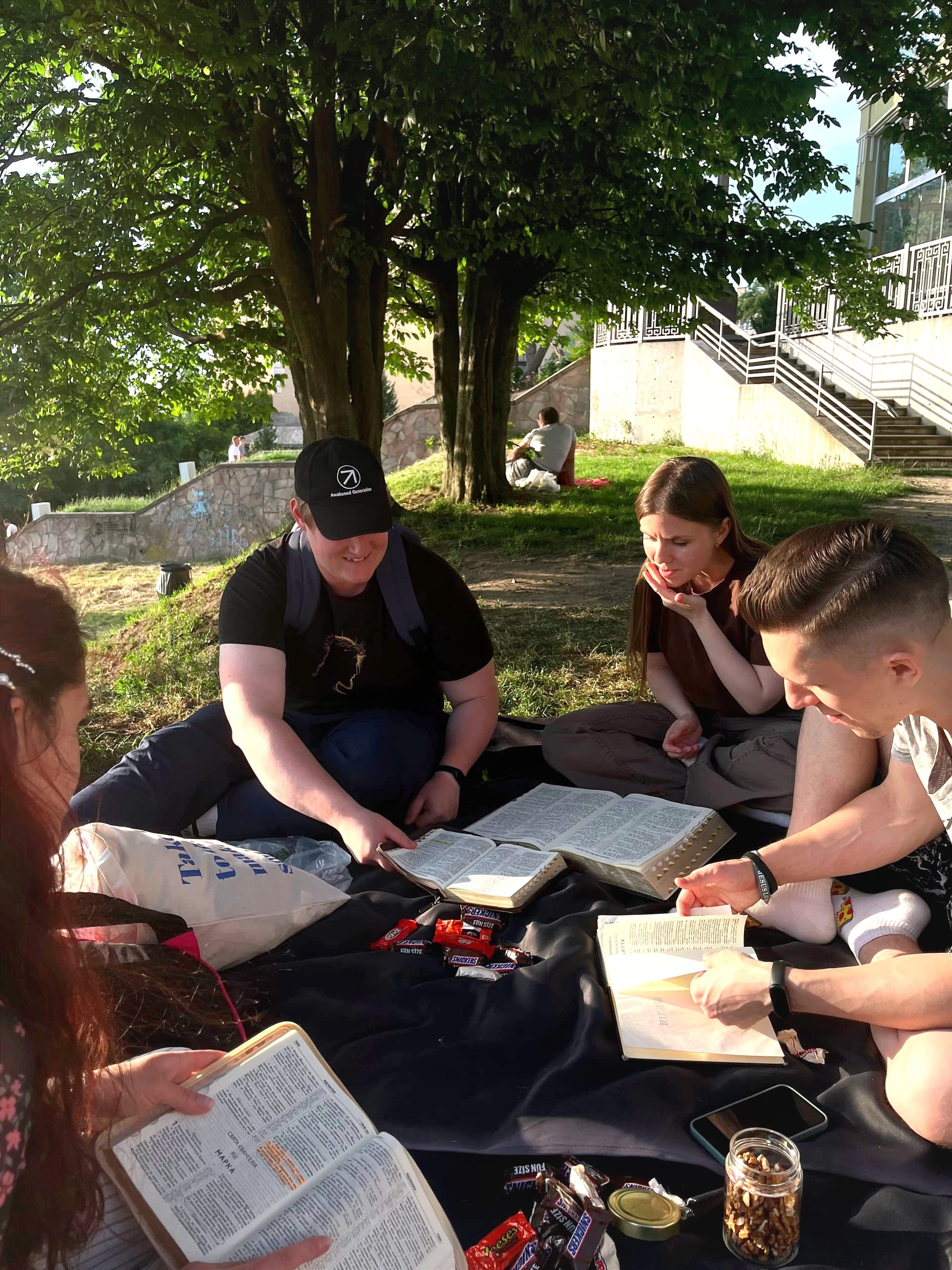 Bible study in the open air