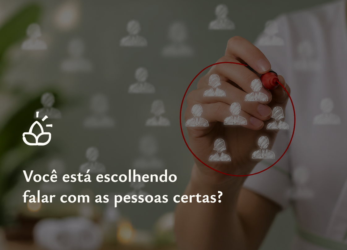 Você fala com seus clientes ou com outros massoterapeutas?