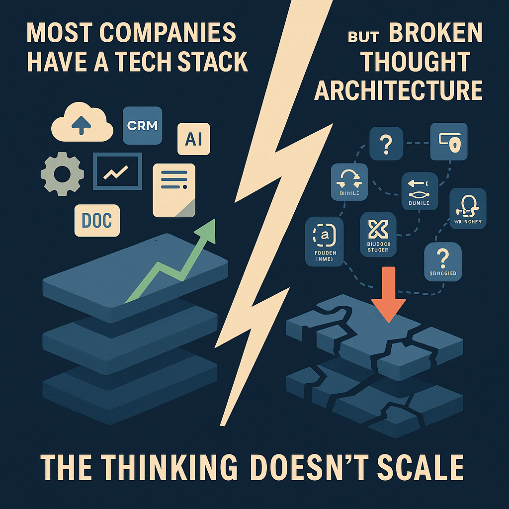From Tech Stack to Thought Stack: How AI Will Restructure the Way Companies Think