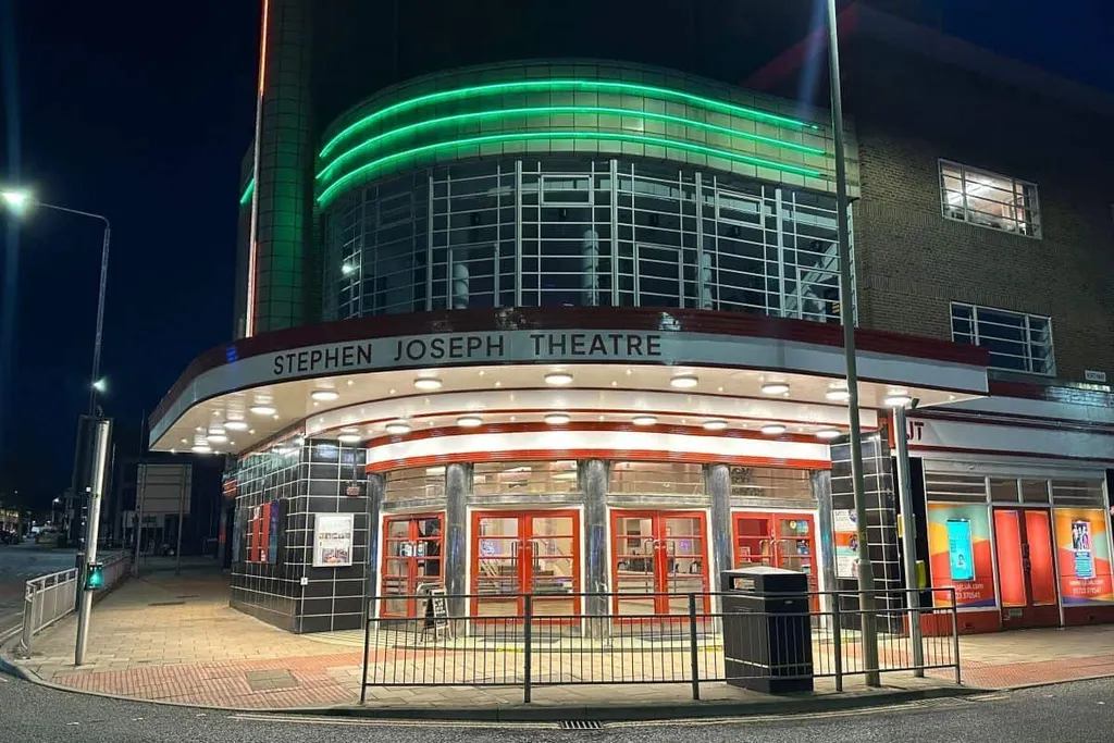 Stephen Joseph Theatre Scarborough North Yorkshire England At Night