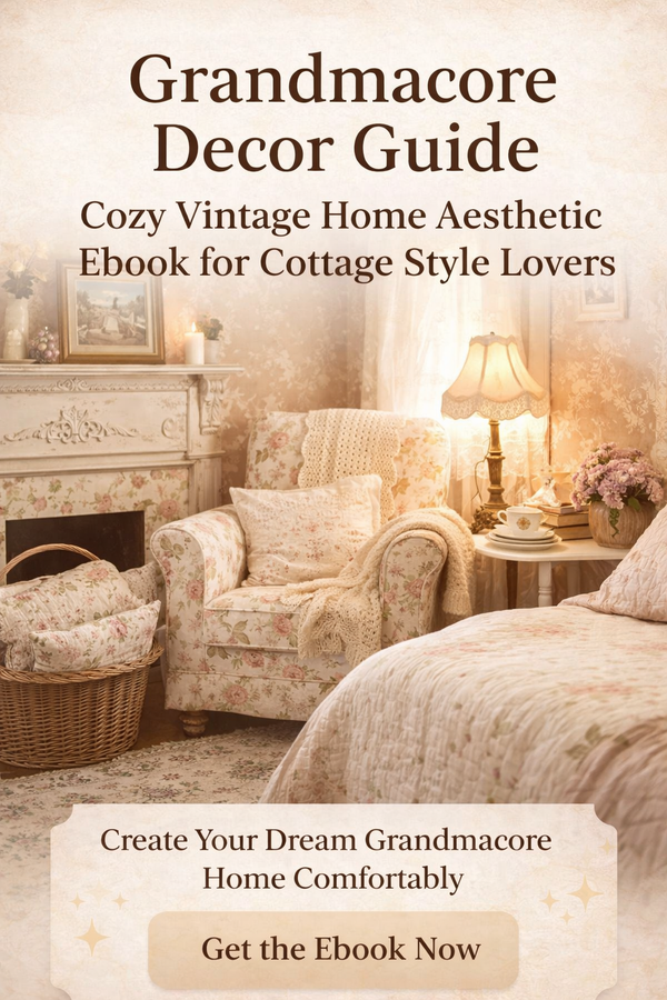 Grandmacore Decor Guide: Cozy Vintage Home Aesthetic Ebook for Cottage Style Lovers