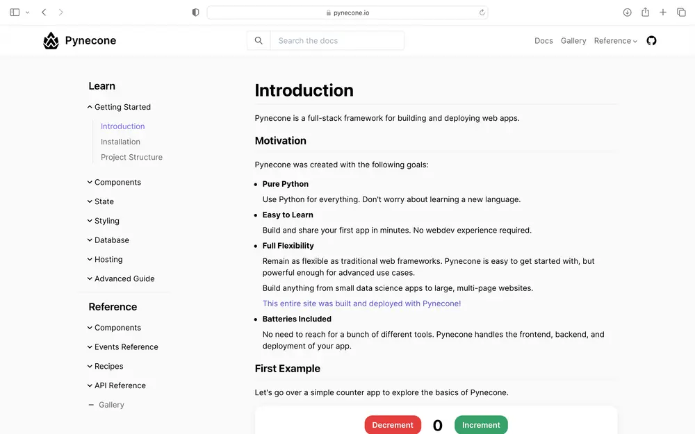 Get started with Reflex