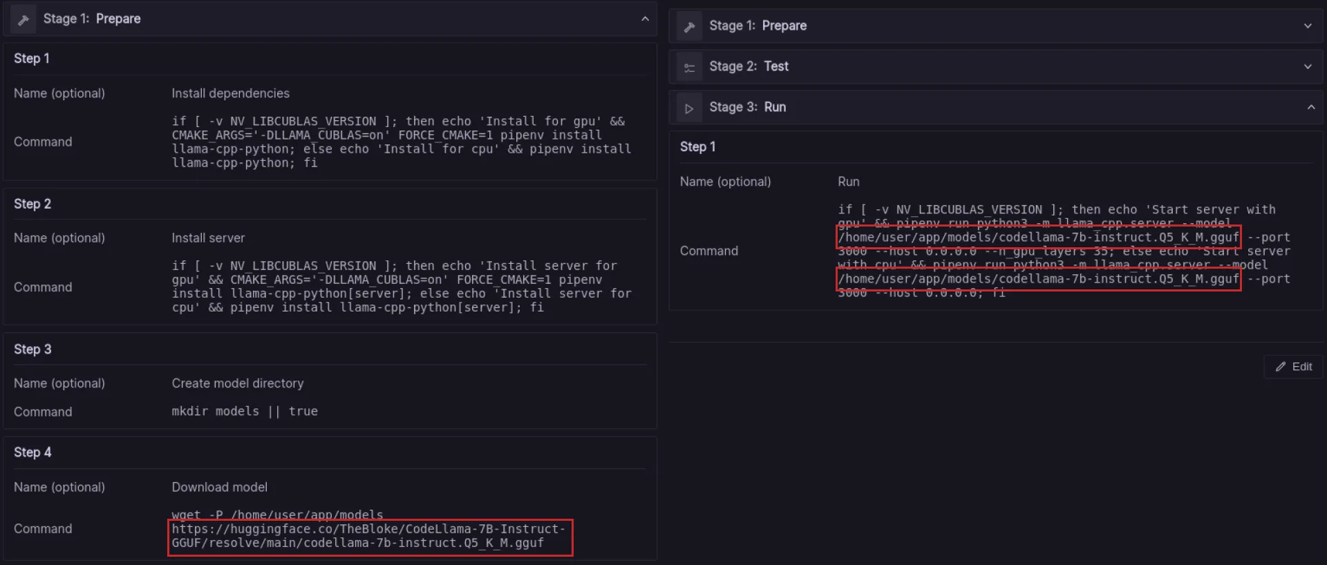 llama.cpp CI-Pipeline
