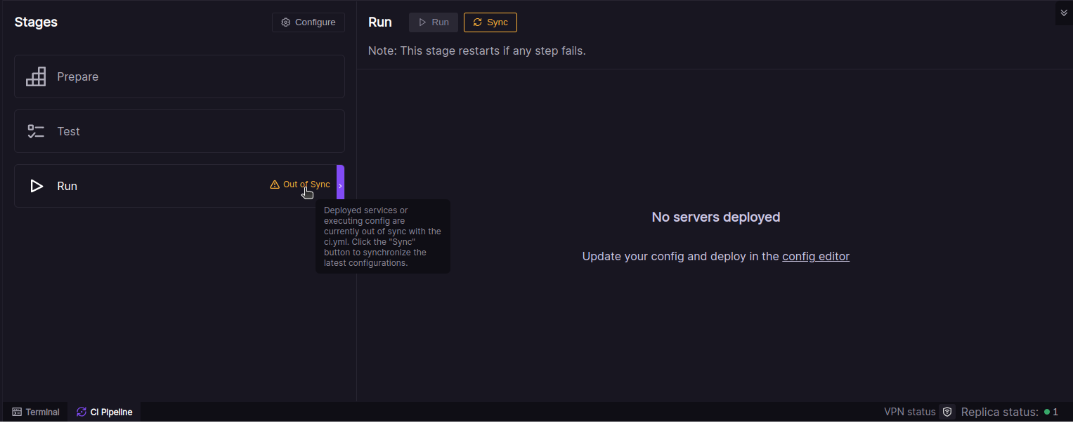 Synchronize your Ci-pipeline