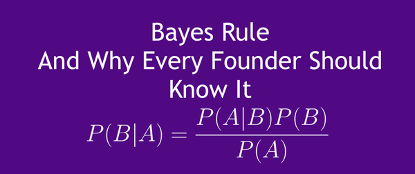 How Your Startup Can Use Bayes Rule to Survive