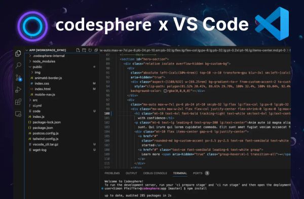 Codesphere VS Code Bidirectional Sync