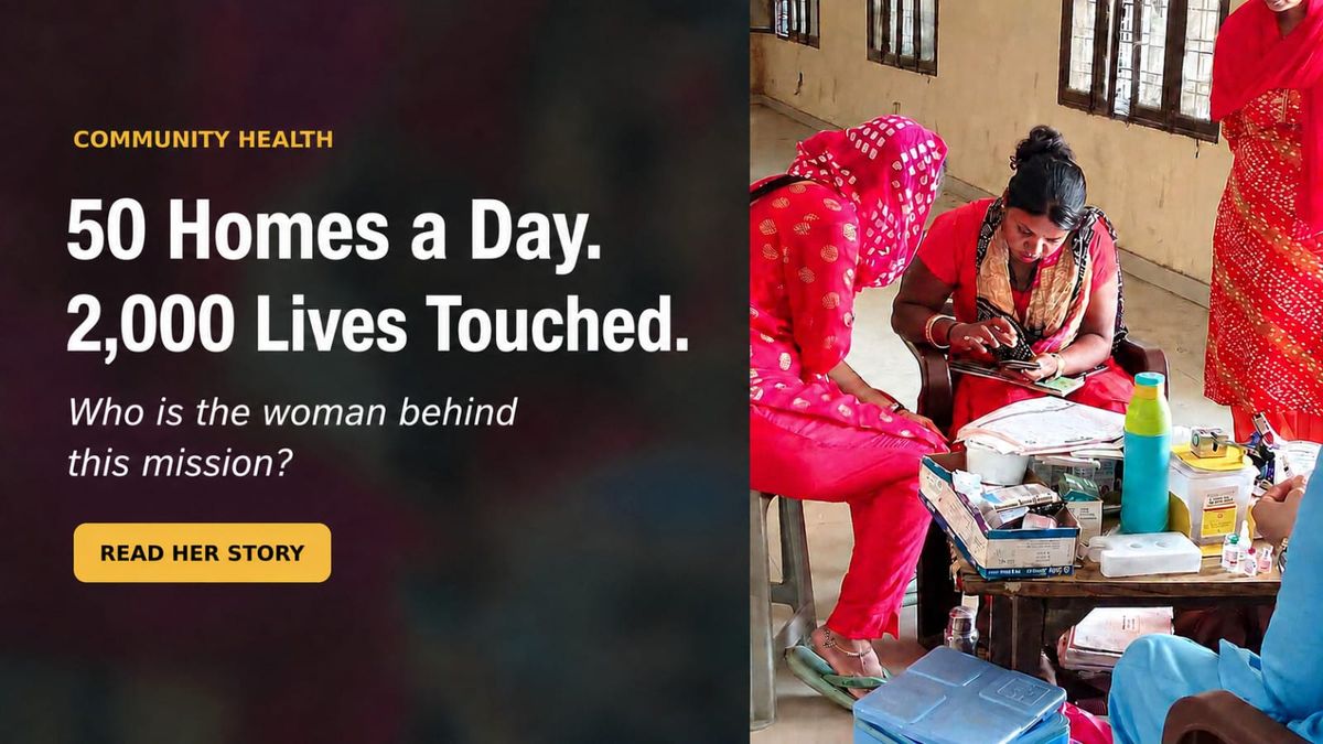 She Walks Into 50 Homes a Day : This Is an ASHA Worker’s Story