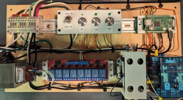 Picture of an electrical control panel