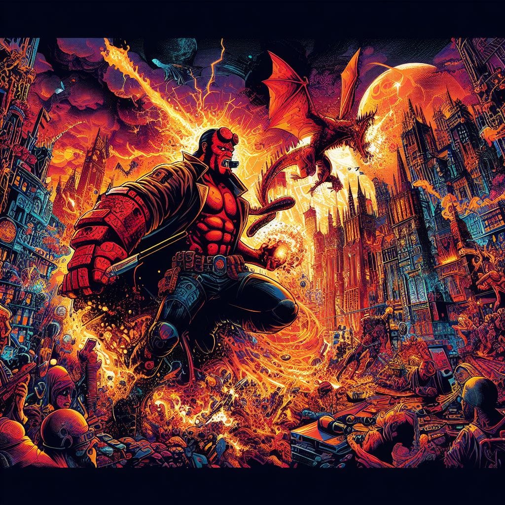 AI Generated Comic Art