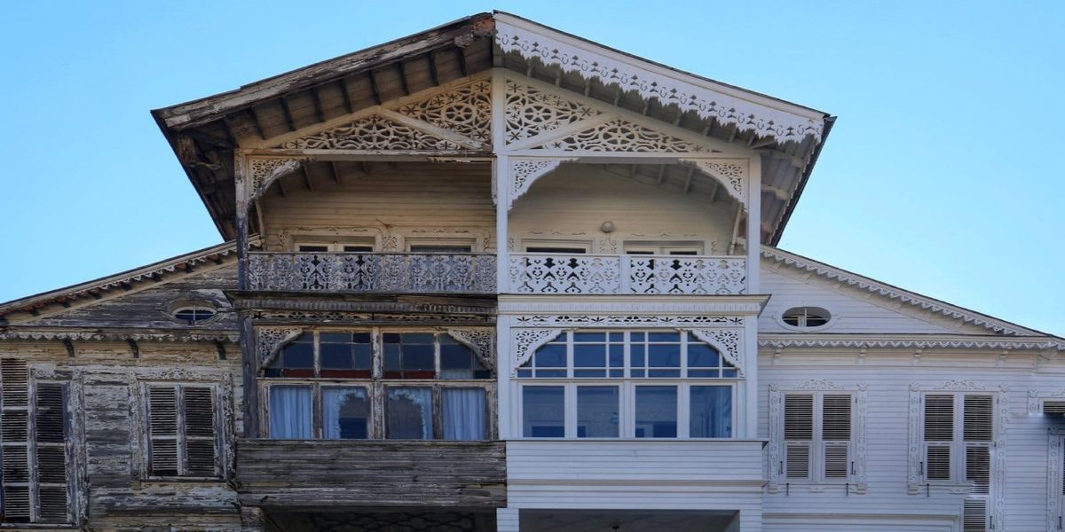 A before and after image of a renovated house