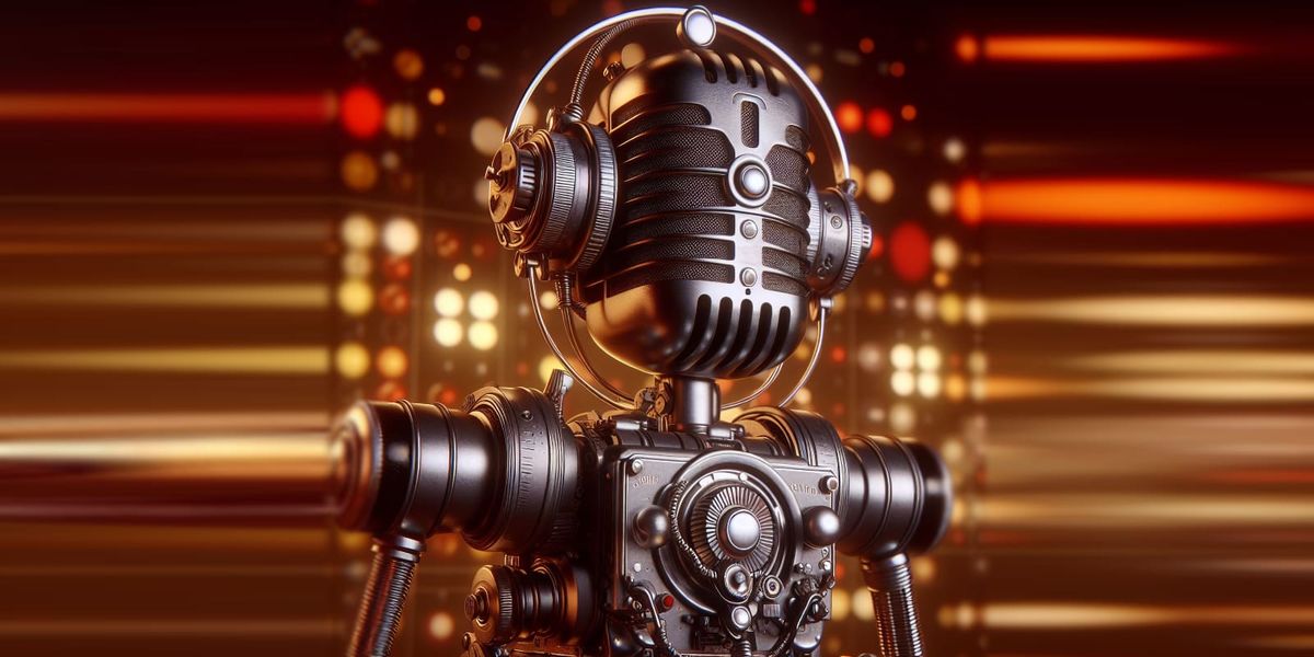 AI Robot Generating Music