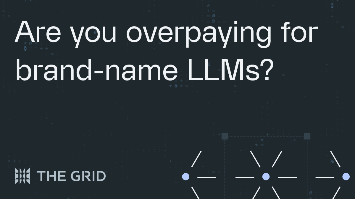 Are you overpaying for brand-name LLMs?