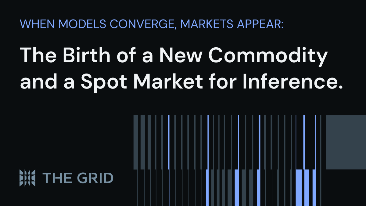 The Birth of a New Commodity Class and a Spot Market for Inference