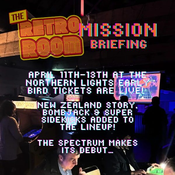 Mission Briefing - April Tickets Are Live, New Cabinets Imminent and The Spectrum brings us back to 1982...