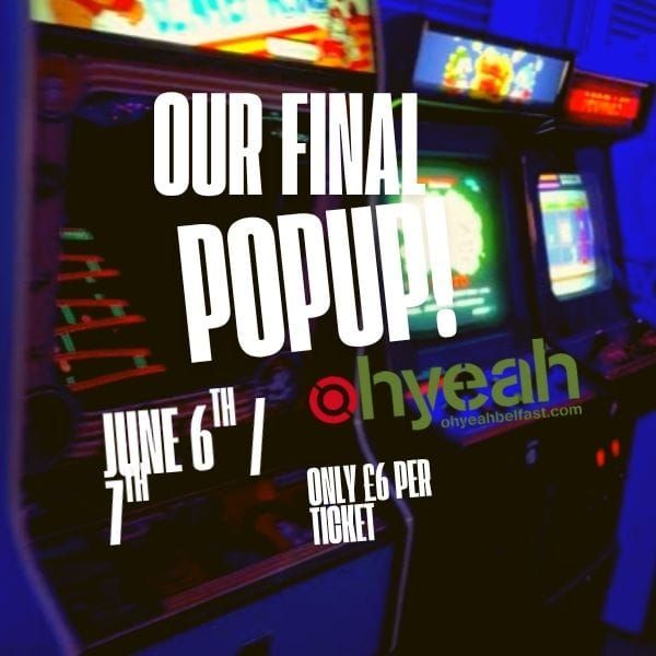 Big News! Our Last Ever Pop Up Next Weekend!