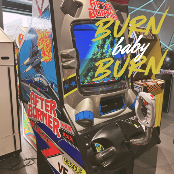 Burn Baby Burn! Afterburner Blasts Into The Retro Room!