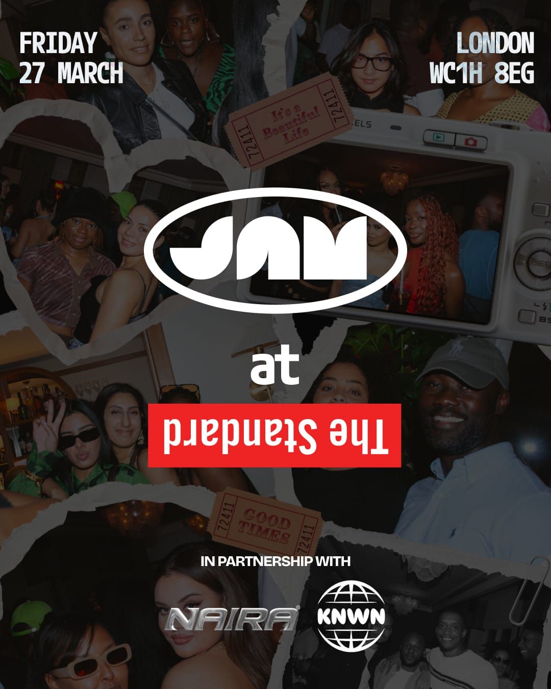 JAM x NAIRA: Afro Electronic Freedom London, March 27th