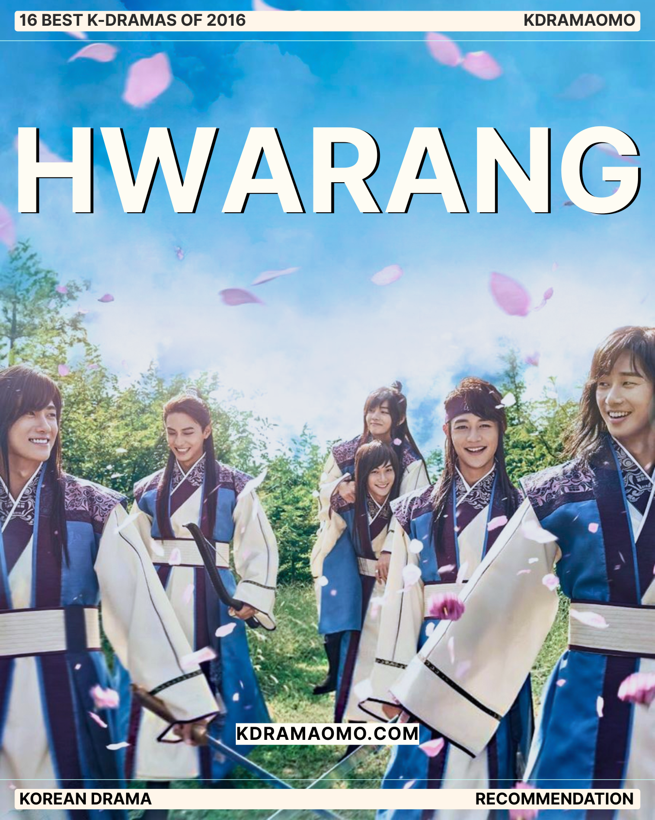 K-drama Hwarang Review, Park Seo Joon, Park Hyung Sik, Go A Ra, BTS V (Kim Taehyung), Kdramaomo.com - Best K-drama 2016 list