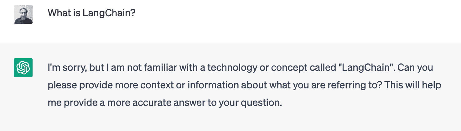 What is LangChain? ChatGPT Question and Answer