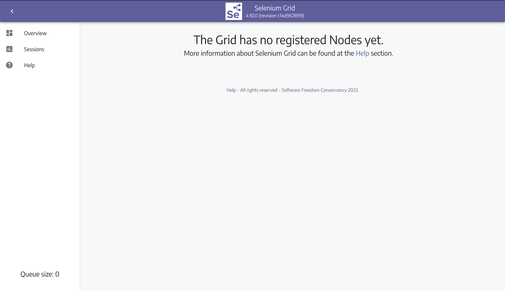 Selenium Grid Hub: visiting local URL