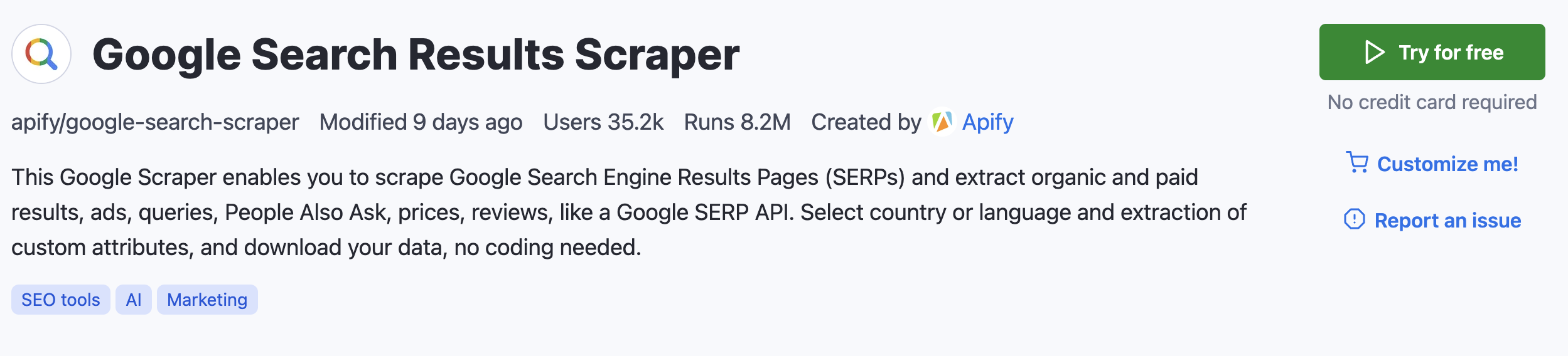 Basically, a free Google Search API