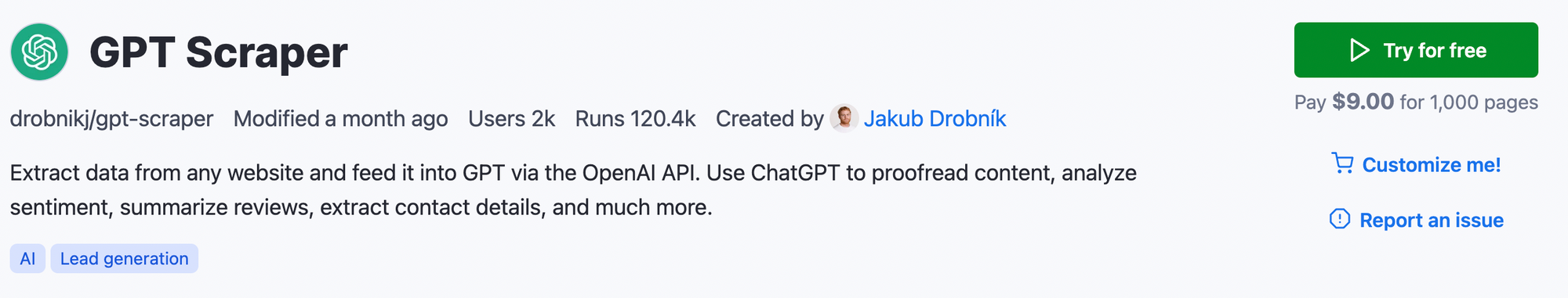 With a little bit of setup, you can get your own meta descriptions generator