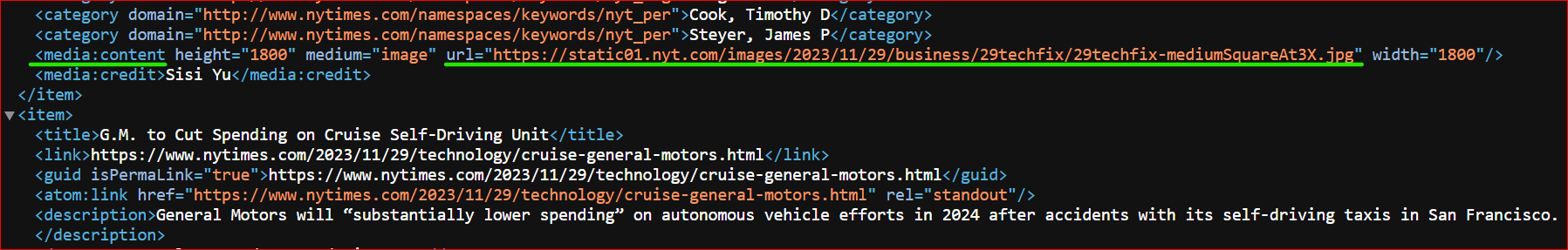 parse XML in Python - tag expanded to original value