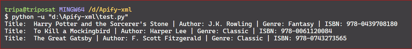 parse XML in Python - code output from extracting more tags