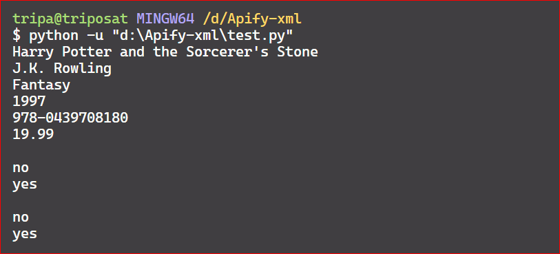 parse XML in Python - accessing values of first child tags