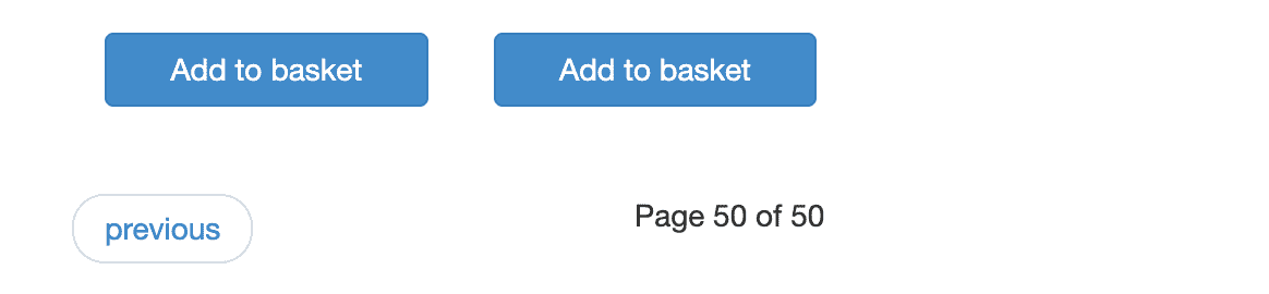 Inspecting final page of pagination